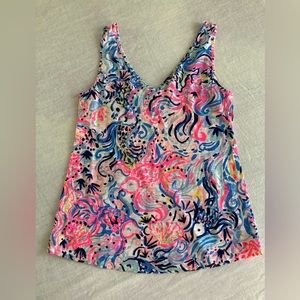 Lily Pulitzer V- neck  tank top